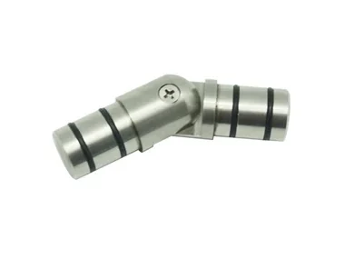 Unión de tubo multiángulo de acero inoxidable, articulada