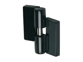 Bisagra de nylon negro para puerta de cabina sanitaria