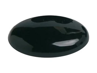 Tope de puerta de nylon negro