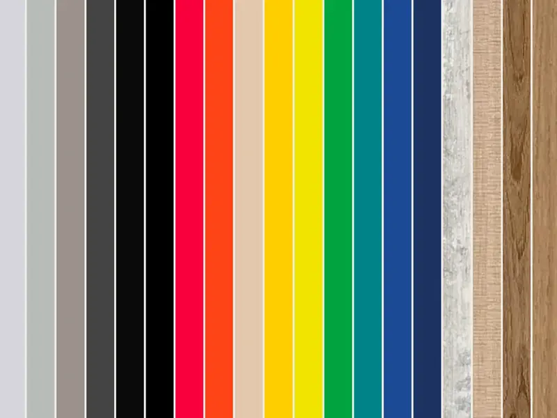 Carta de colores del compacto fenólico HPL