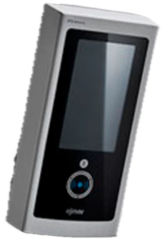 Infoterminal de Ojmar con pantalla y lector RFID