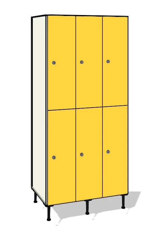 TFN32 totalmente elaborada con tablero de resinas fenólicas y perfilería estabilizadora de aluminio.