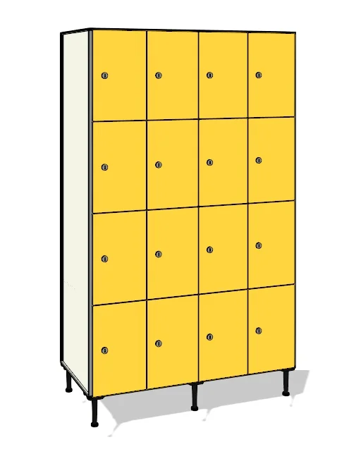 TFN44 totalmente elaborada con tablero de resinas fenólicas y perfilería estabilizadora de aluminio.