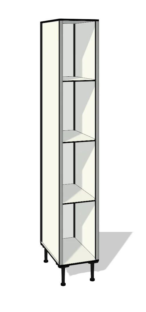 TFX14 totalmente elaborada con tablero de resinas fenólicas y perfilería estabilizadora de aluminio.