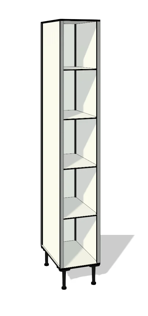 TFX15 totalmente elaborada con tablero de resinas fenólicas y perfilería estabilizadora de aluminio.