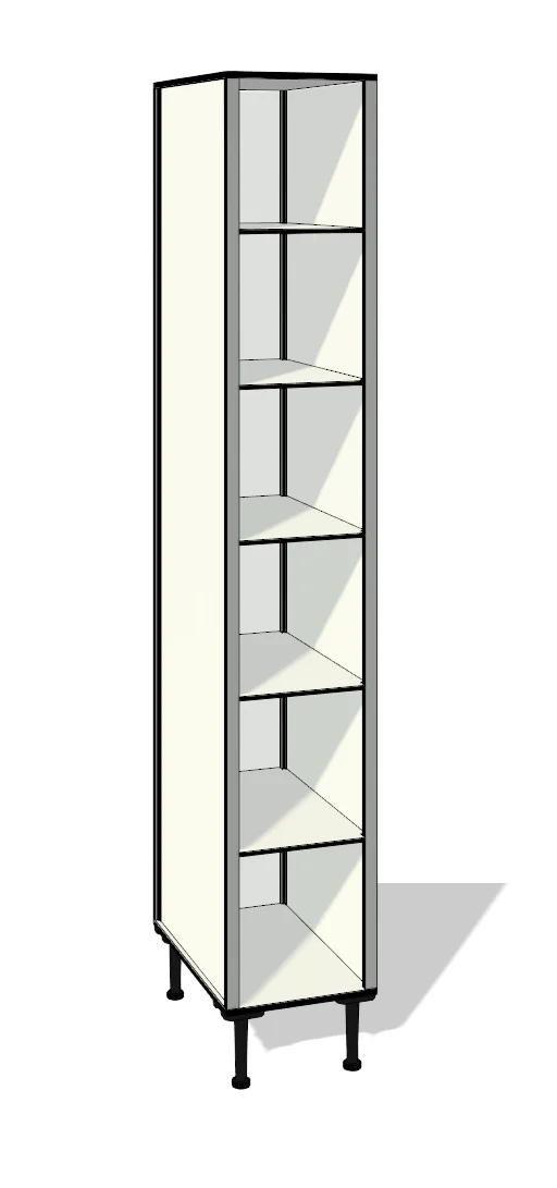 TFX16 totalmente elaborada con tablero de resinas fenólicas y perfilería estabilizadora de aluminio.