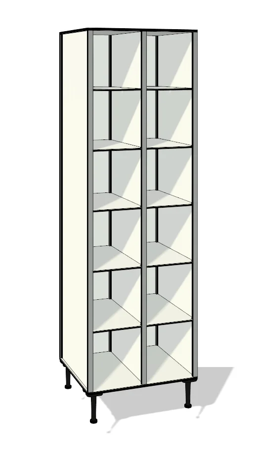 TFX26 totalmente elaborada con tablero de resinas fenólicas y perfilería estabilizadora de aluminio.